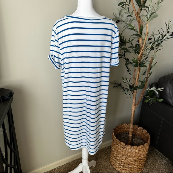 Candace Cameron Bure Striped French
Terry T-Shirt Dress - Picture 4 of 7
